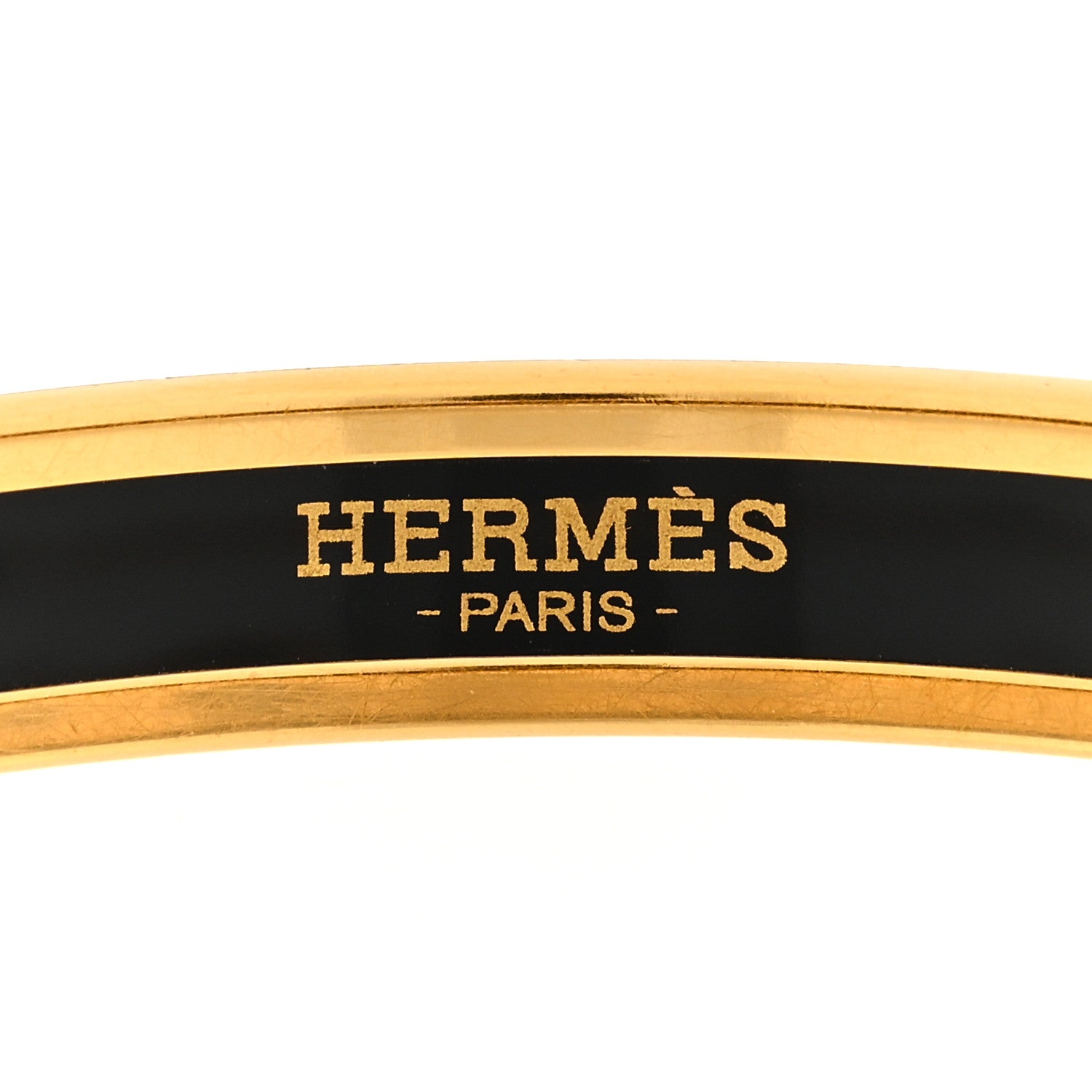 Hermes Enamel Printed Narrow Balcon du Guadalquivir Bracelet 65 Blue 3 of 3