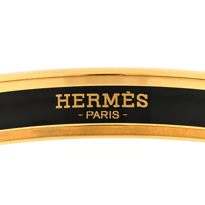 Hermes Enamel Printed Narrow Balcon du Guadalquivir Bracelet 65 Blue 3 of 3