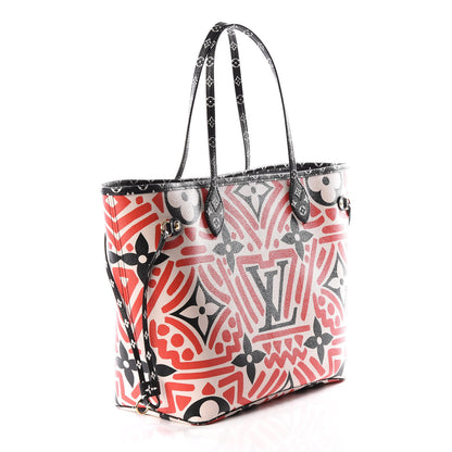 Louis Vuitton Monogram Giant Crafty Neverfull MM Creme Rouge Black 2 of 11