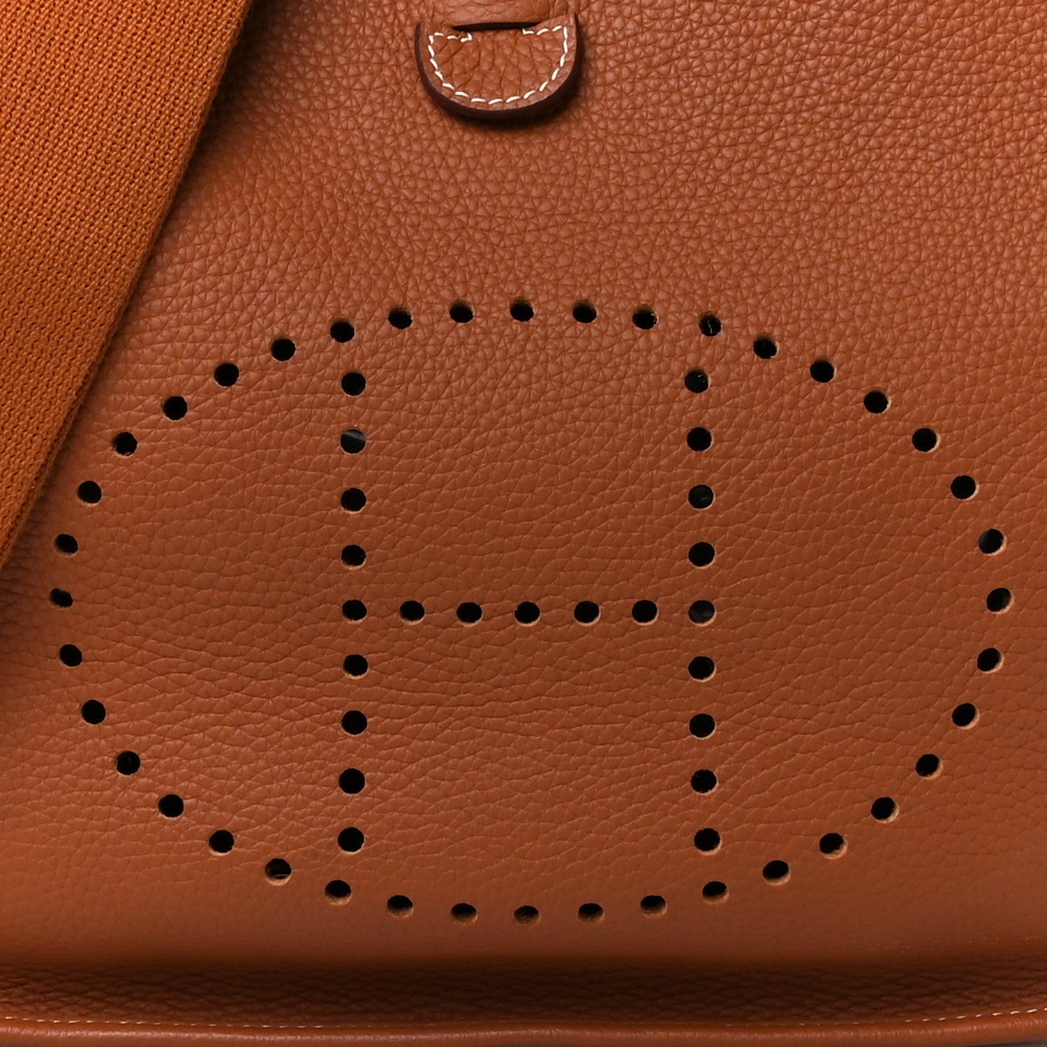 Hermes Taurillon Clemence Evelyne III PM Gold 8 of 10