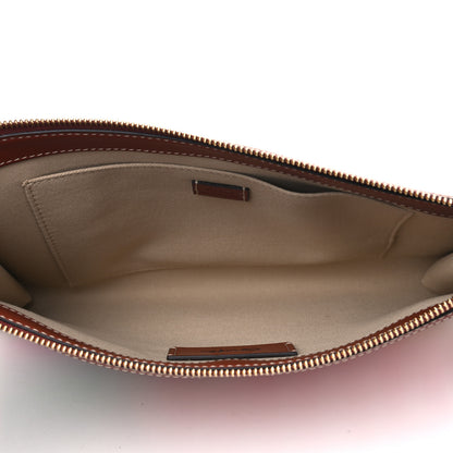 Chloe Cotton Calfskin Hope Clutch Sepia Brown 4 of 4