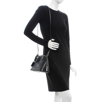 Louis Vuitton Epi Alma BB Black 2 of 7