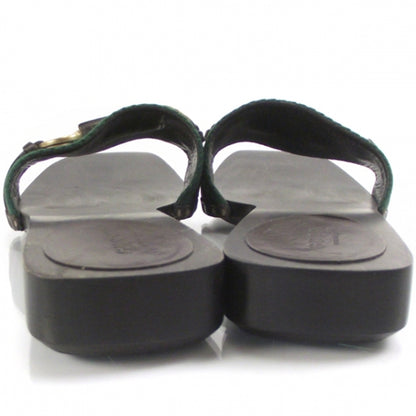 Gucci Black Stripe Wooden Slide Sandals 9 3 of 8