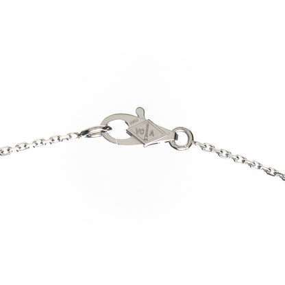 Van Cleef & Arpels 18K White Gold Diamond Mini Frivole Pendant Necklace 4 of 6