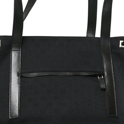 Gucci Monogram Tote Black 7 of 9