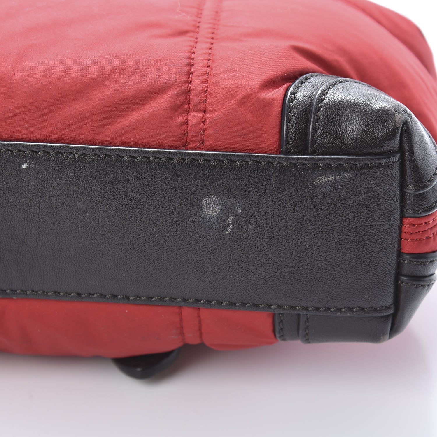 Burberry Nylon Quilted Tote Red 16 of 19
