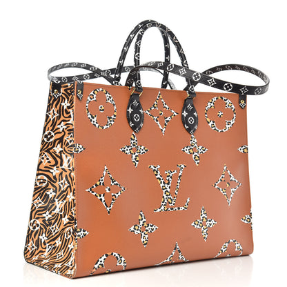Louis Vuitton Monogram Giant Jungle Onthego GM Black 3 of 11