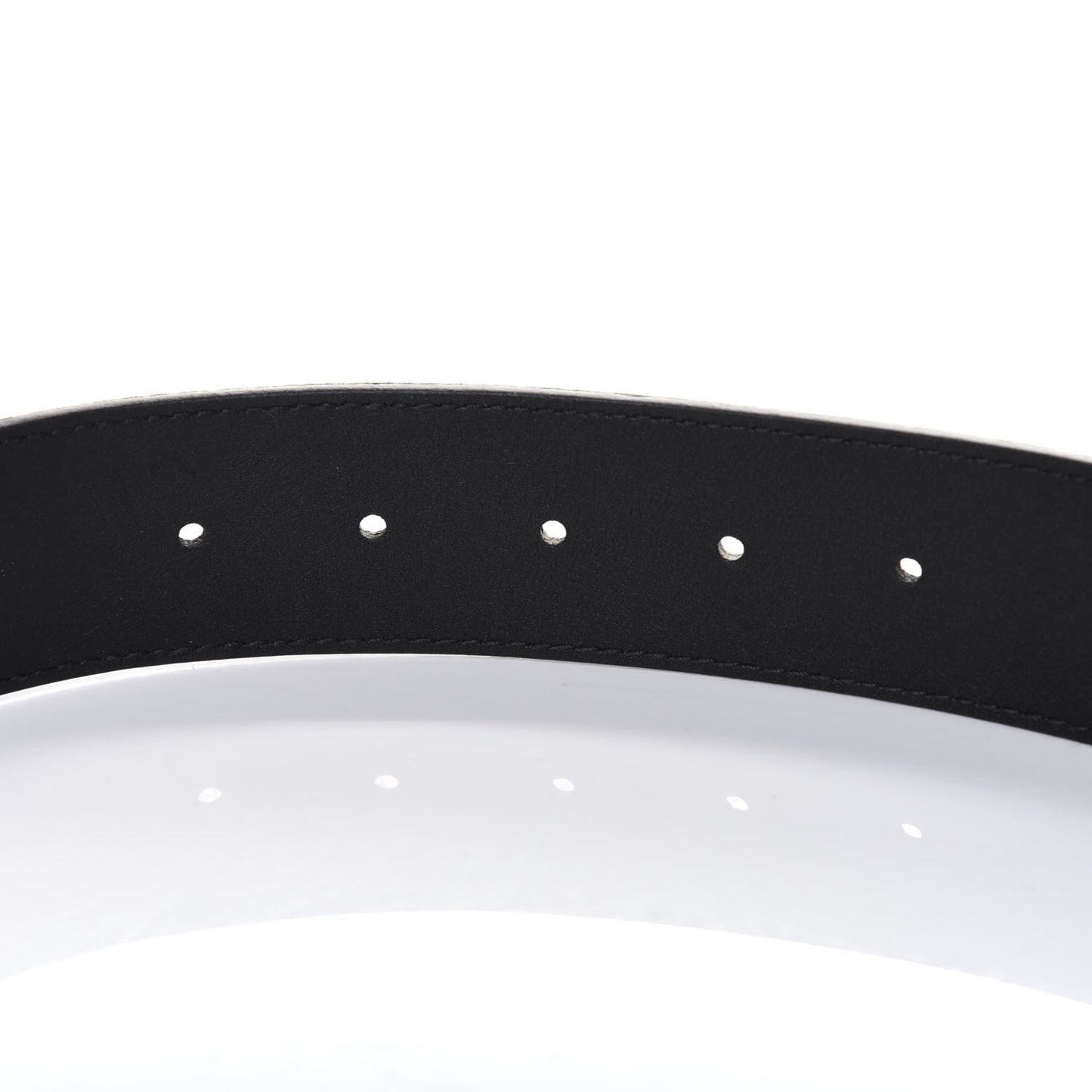 Textured Calfskin Double G 40mm Belt 80 32 Black