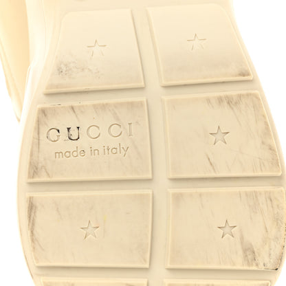 Gucci Calfskin Logo Womens Rhyton Sneakers 41 Ivory 6 of 11