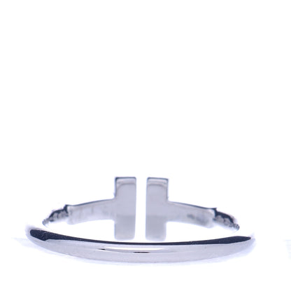 Tiffany 18K White Gold T Wire Ring 49 5 3 of 5