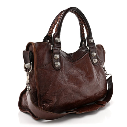Balenciaga Agneau Giant 21 Silver Hardware City Castagna 3 of 21