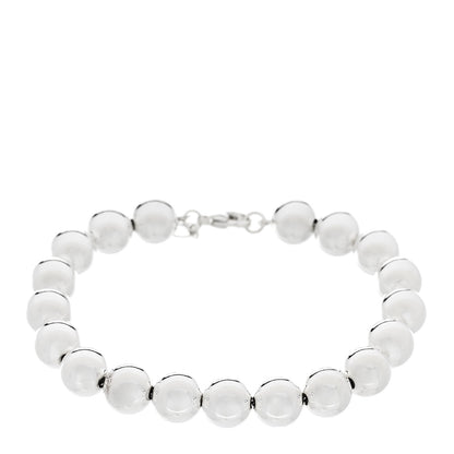 Tiffany Sterling Silver mm Hardwear Ball Bracelet 1 of 4