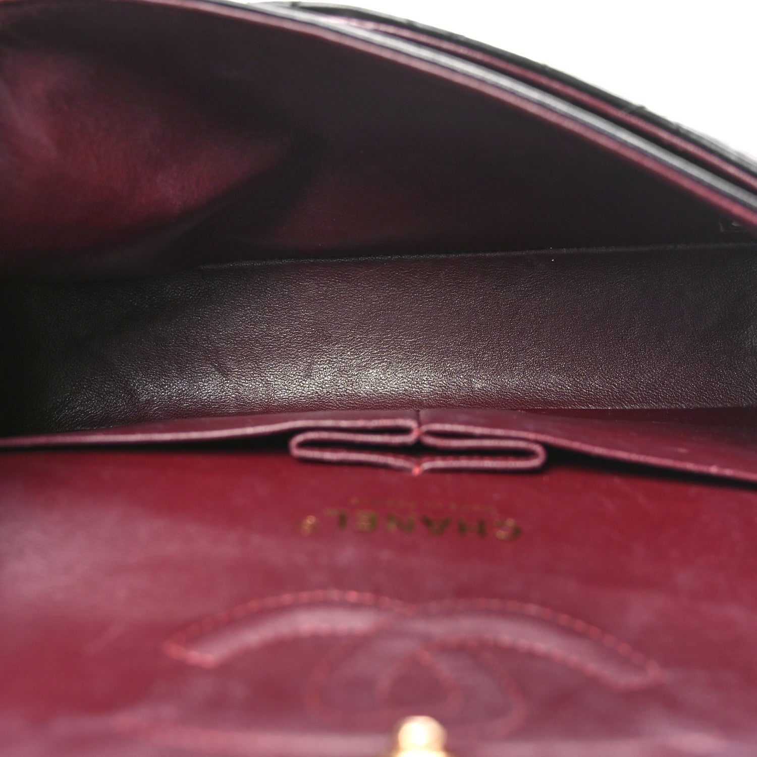 Chanel Lambskin Quilted Medium Double Flap Black 5 of 11