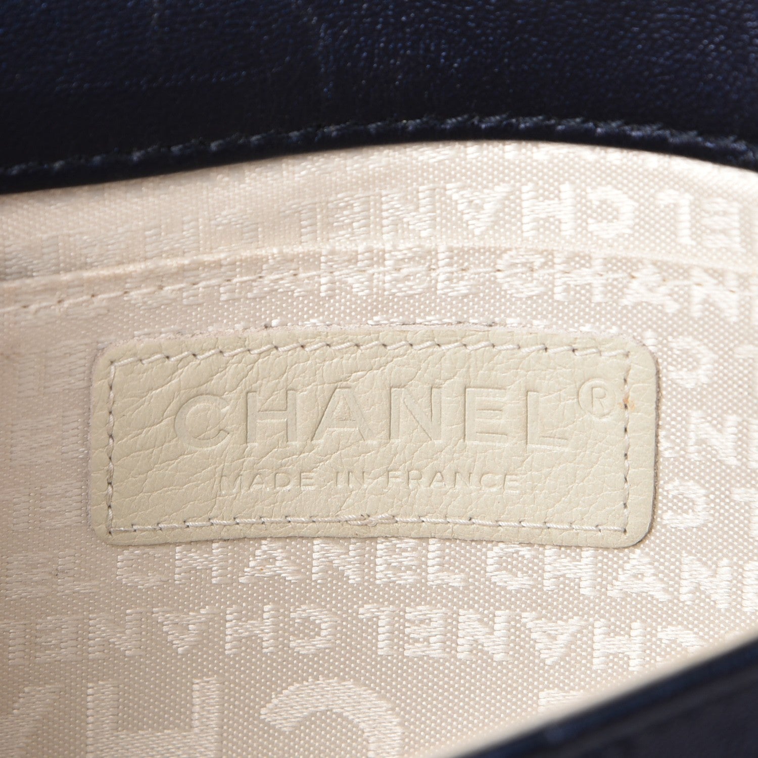 Chanel Lambskin Quilted Chocolate Bar 3 Chain Flap Navy 6 of 7