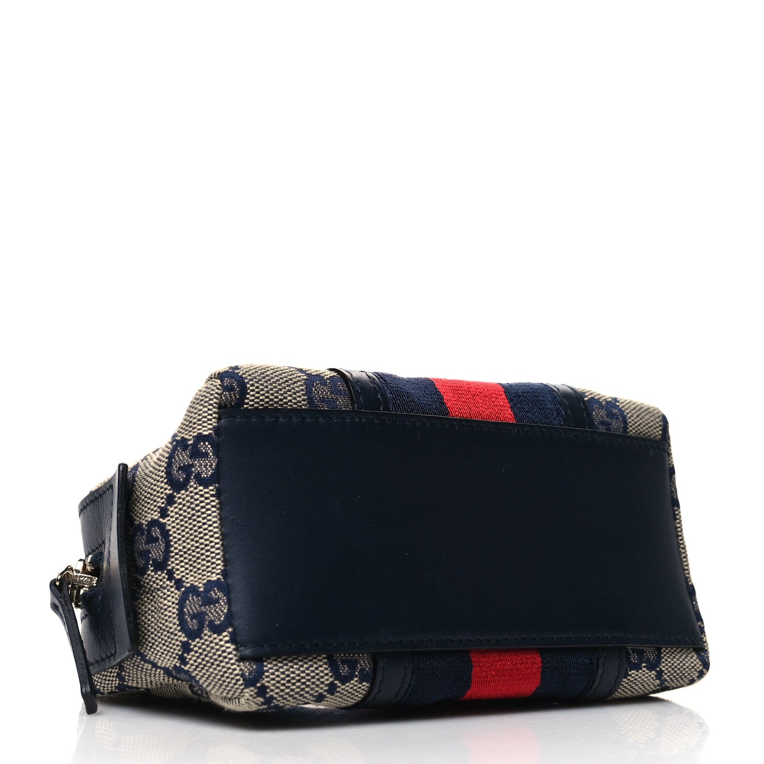 Gucci Monogram Web Small Cosmetic Case Navy 4 of 10