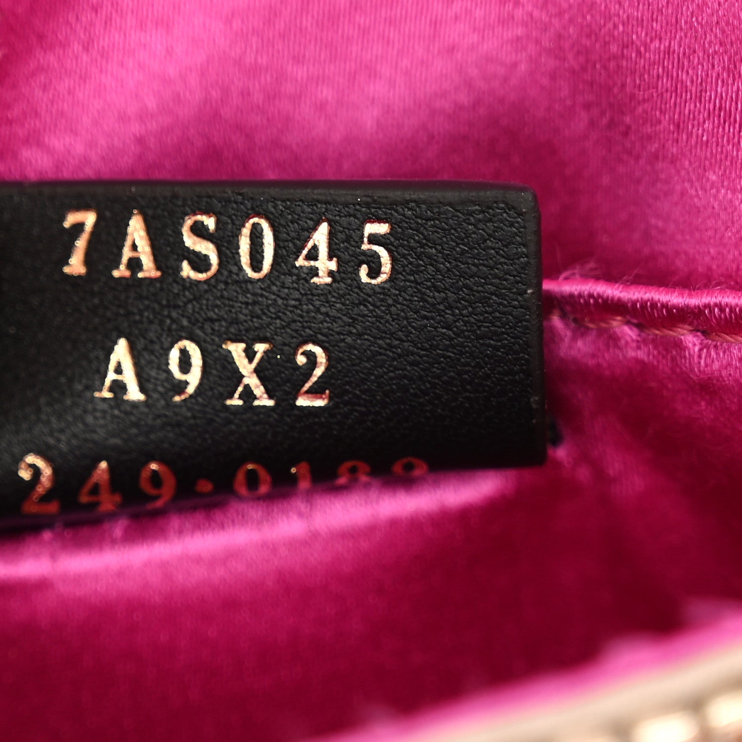Fendi Sequin Paillettes Shiny Nappa Sex and the City Nano Maxi Buckle Baguette Charm Tortora 7 of 12