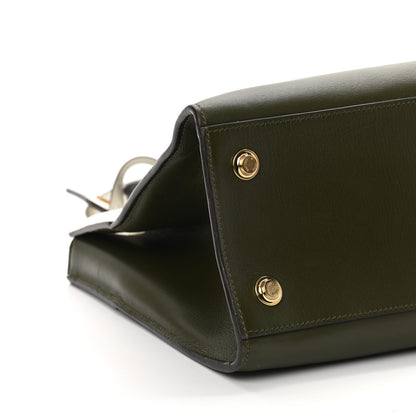 Louis Vuitton Taurillon City Steamer MM Kaki Creme Black 9 of 15