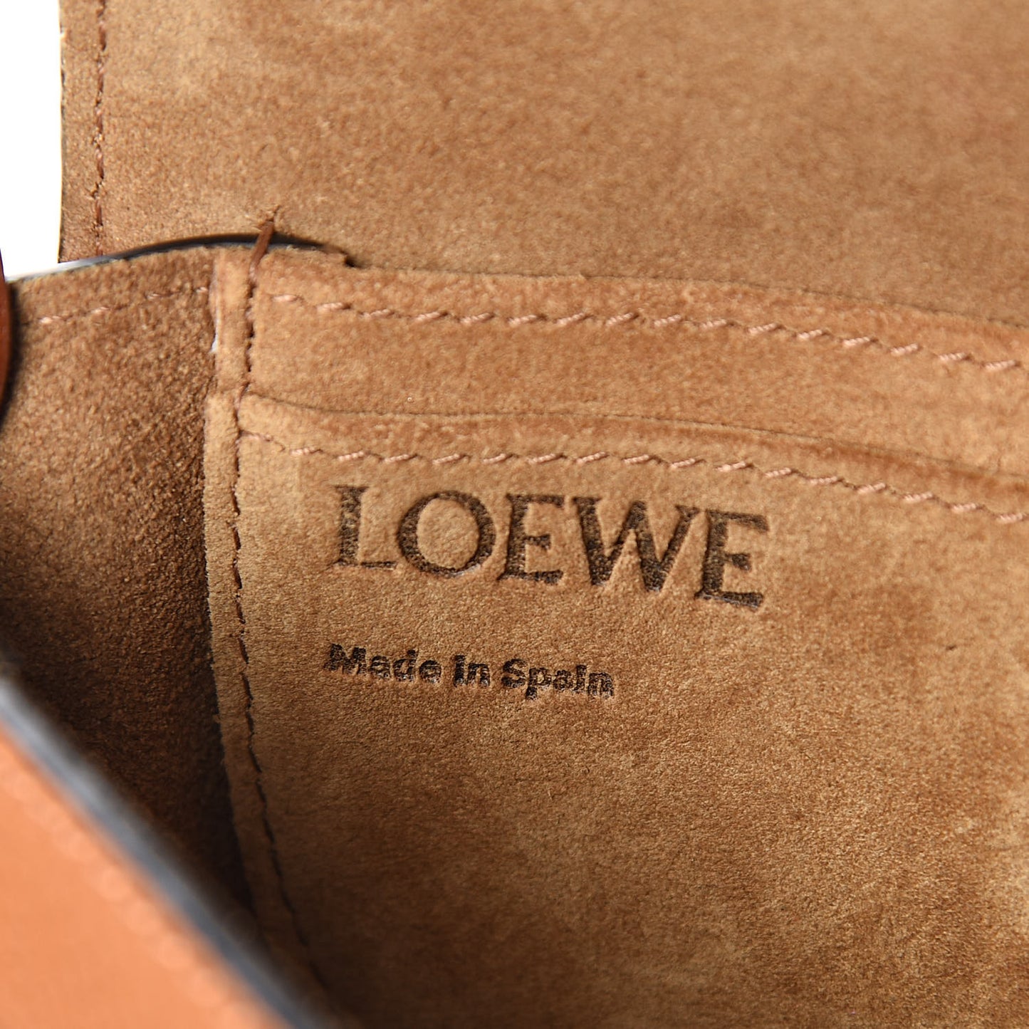 Grained Calfskin Mini Gate Crossbody Bag Caramel Pecan