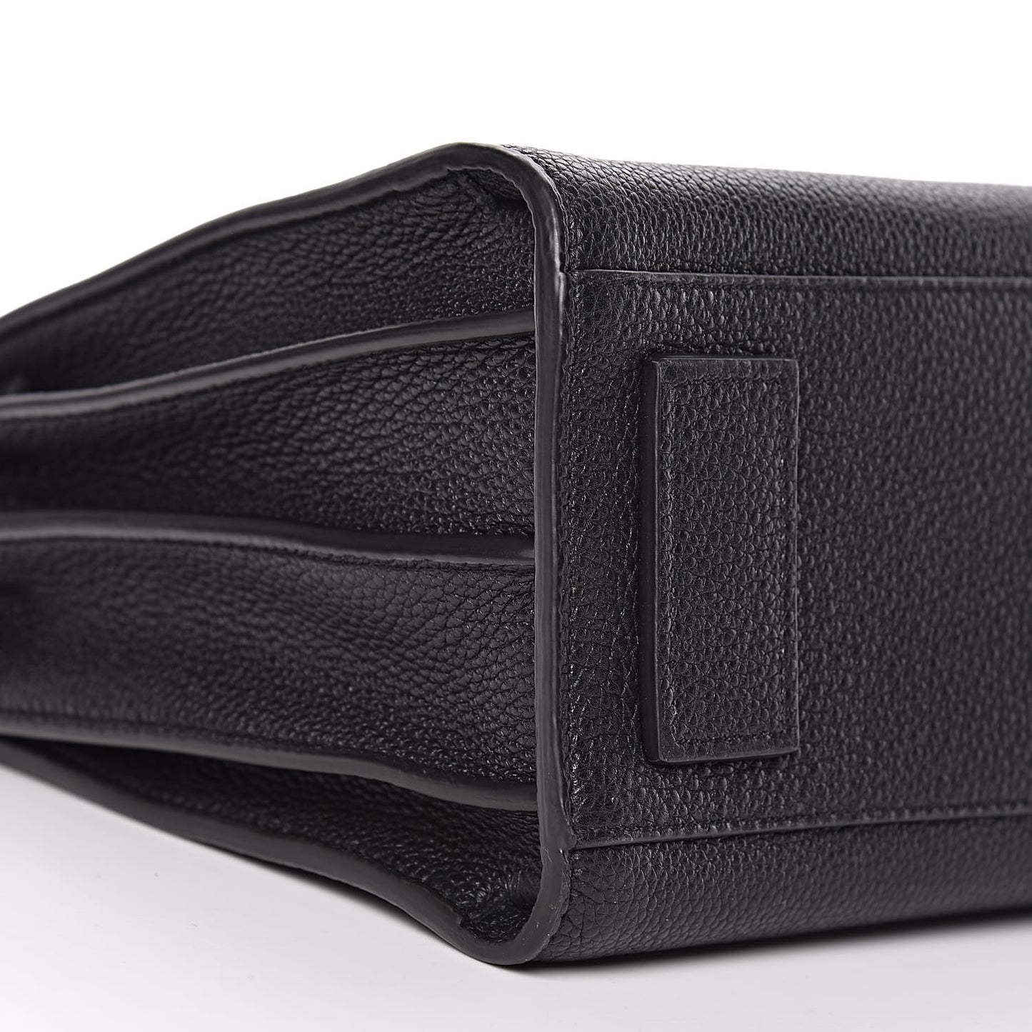 Grained Calfskin Baby Sac De Jour Souple Black