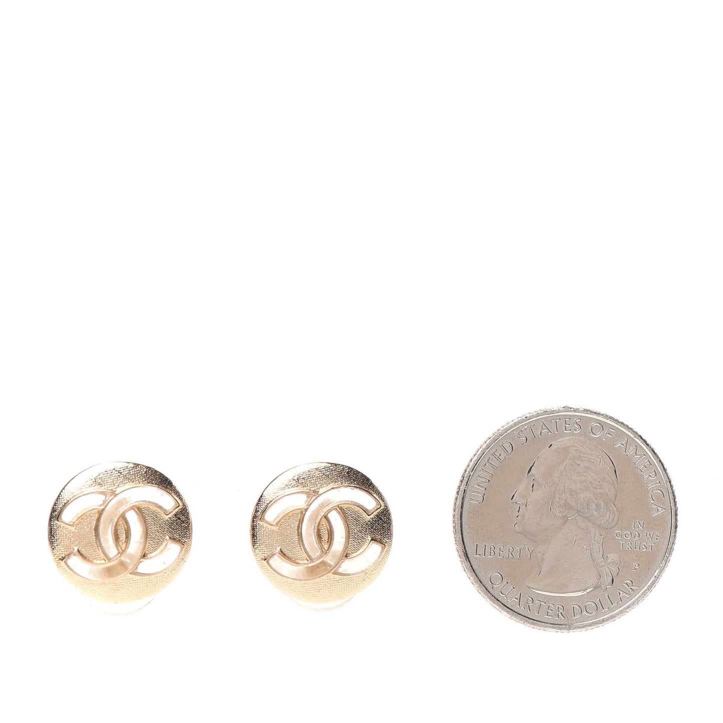CC Clip On Earrings Gold
