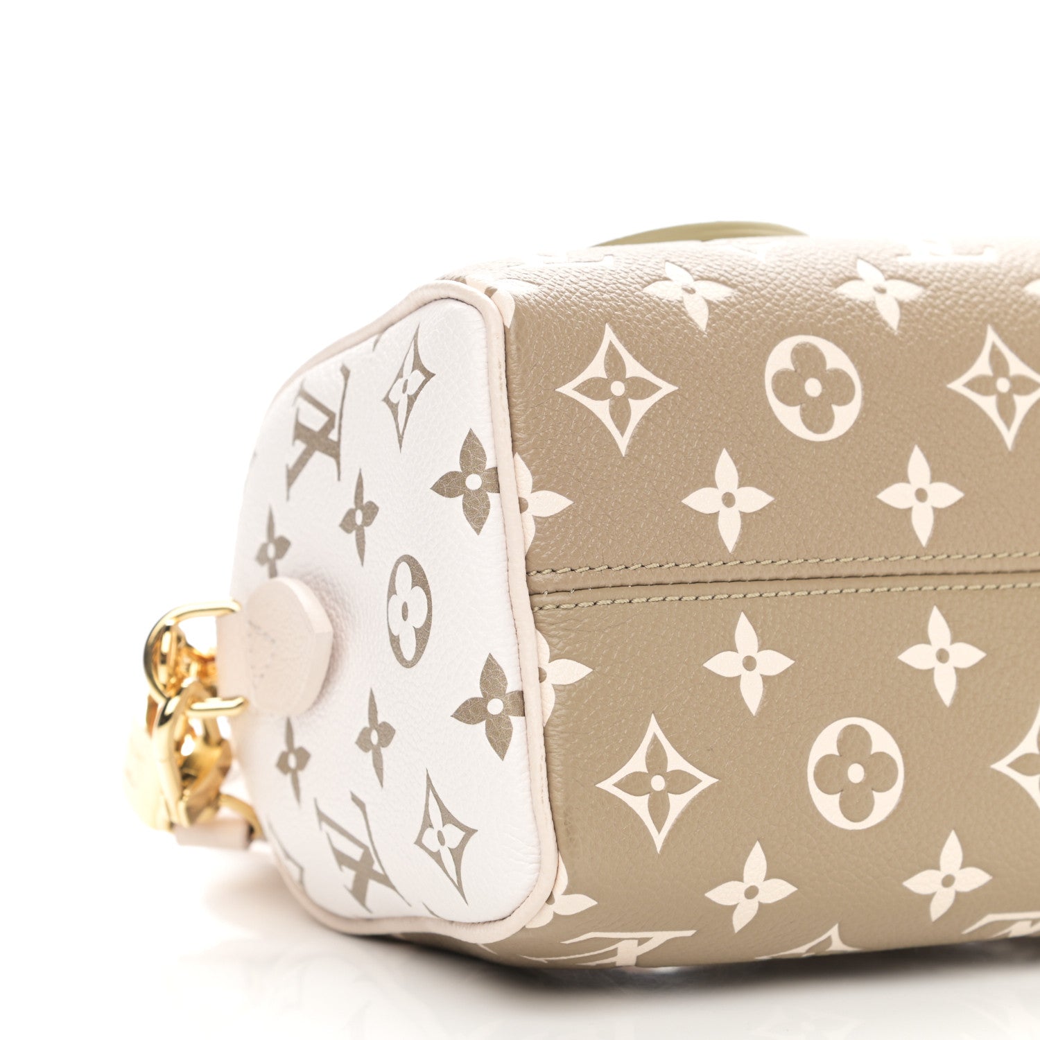 Louis Vuitton Empreinte Monogram Spring in the City Speedy Bandouliere 20 Kaki Beige Cream 8 of 9