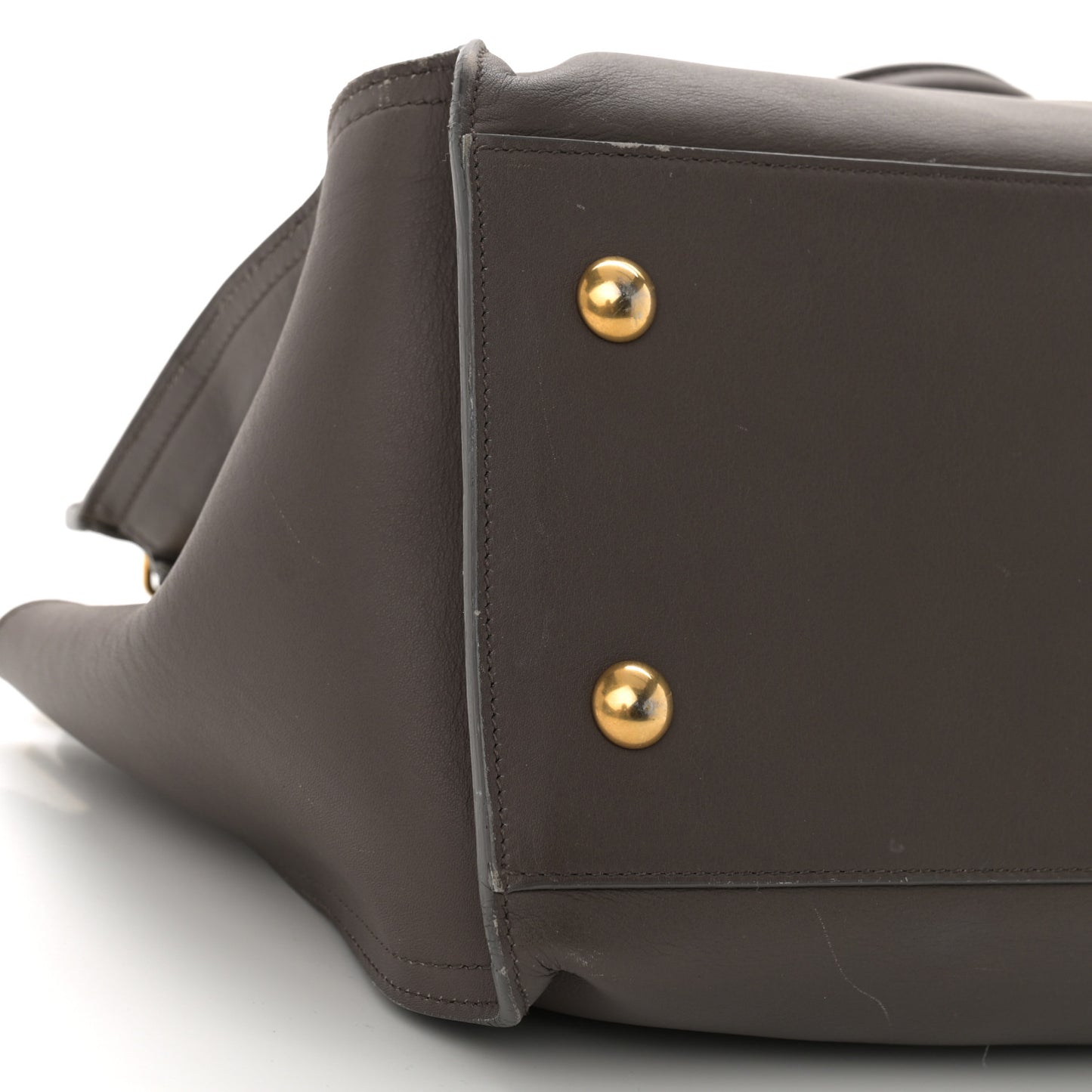 Calfskin Small Classic Y Cabas Gray