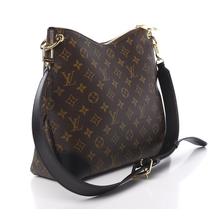 Louis Vuitton Monogram Odeon MM Black 3 of 9