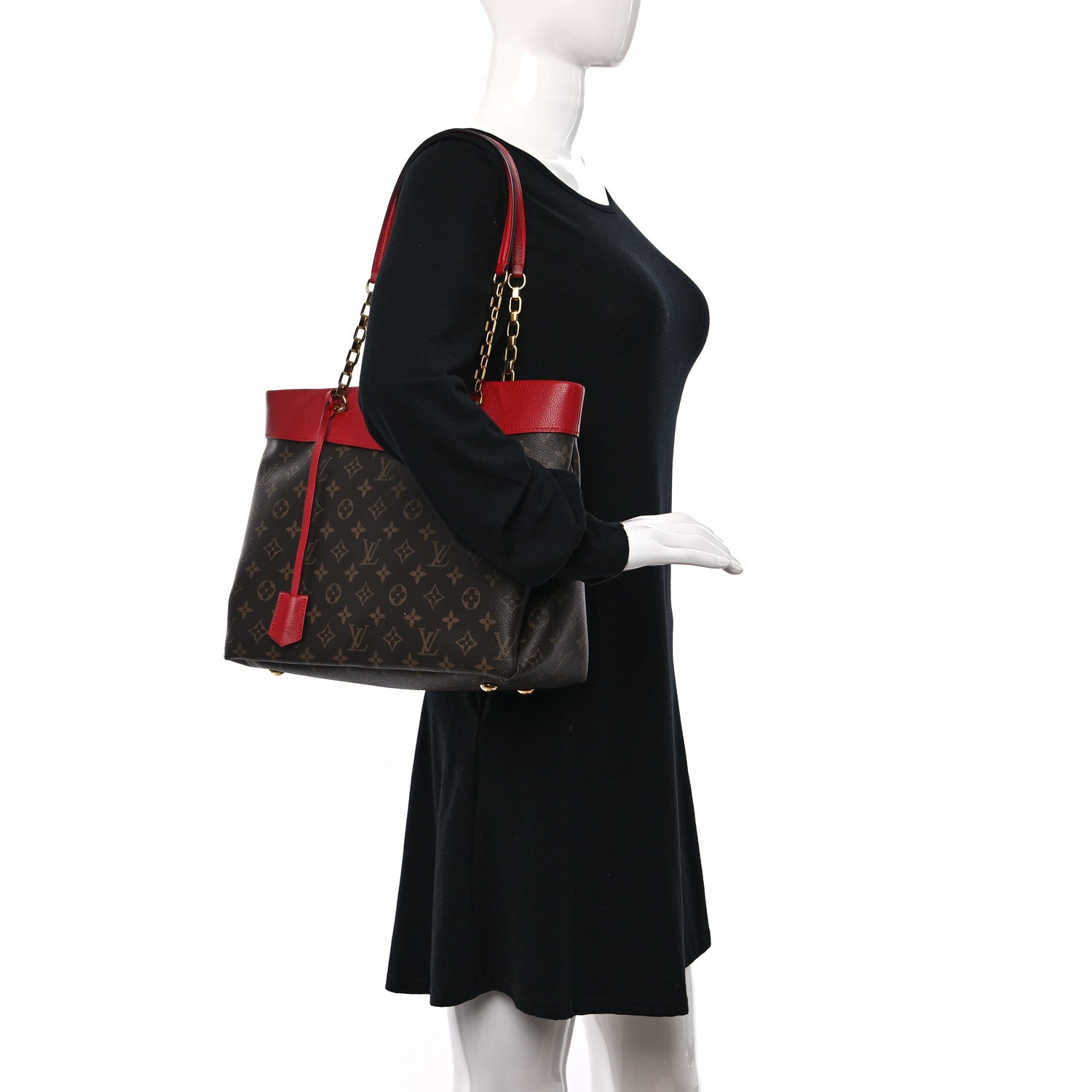 Louis Vuitton Monogram Pallas Shopper Cherry 2 of 12