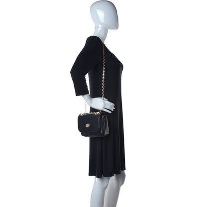 Gucci Azalea Calfskin Mini Marina Chain Shoulder Bag Black 2 of 12