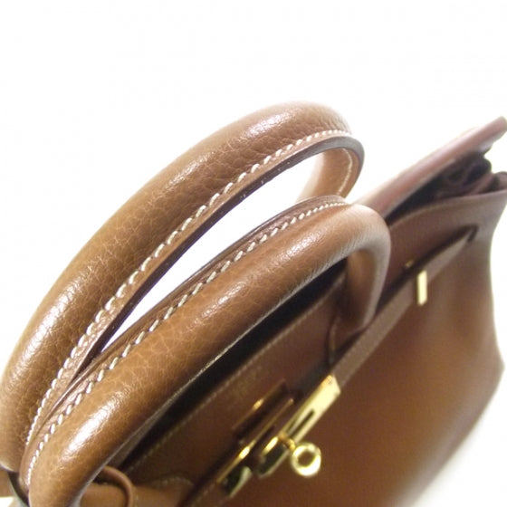 Taurillon Clemence Birkin 30 Gold