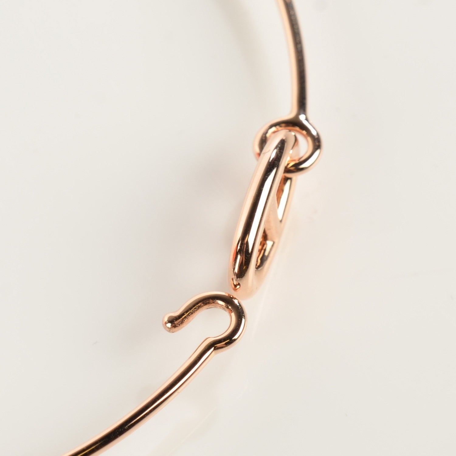 Hermes 18K Rose Gold PM Ronde Chaine d'Ancre Bracelet SH 5 of 7