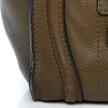 Celine Drummed Calfskin Micro Luggage Jungle 11 of 11