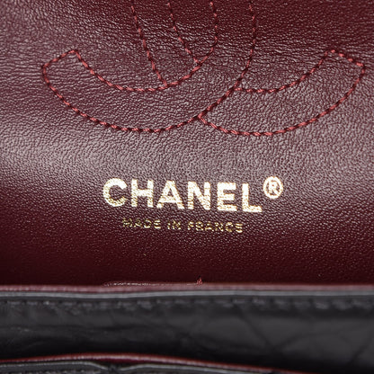 Chanel Aged Calfskin Lucky Charms 2.55 Reissue 224 Flap Black 7 of 8