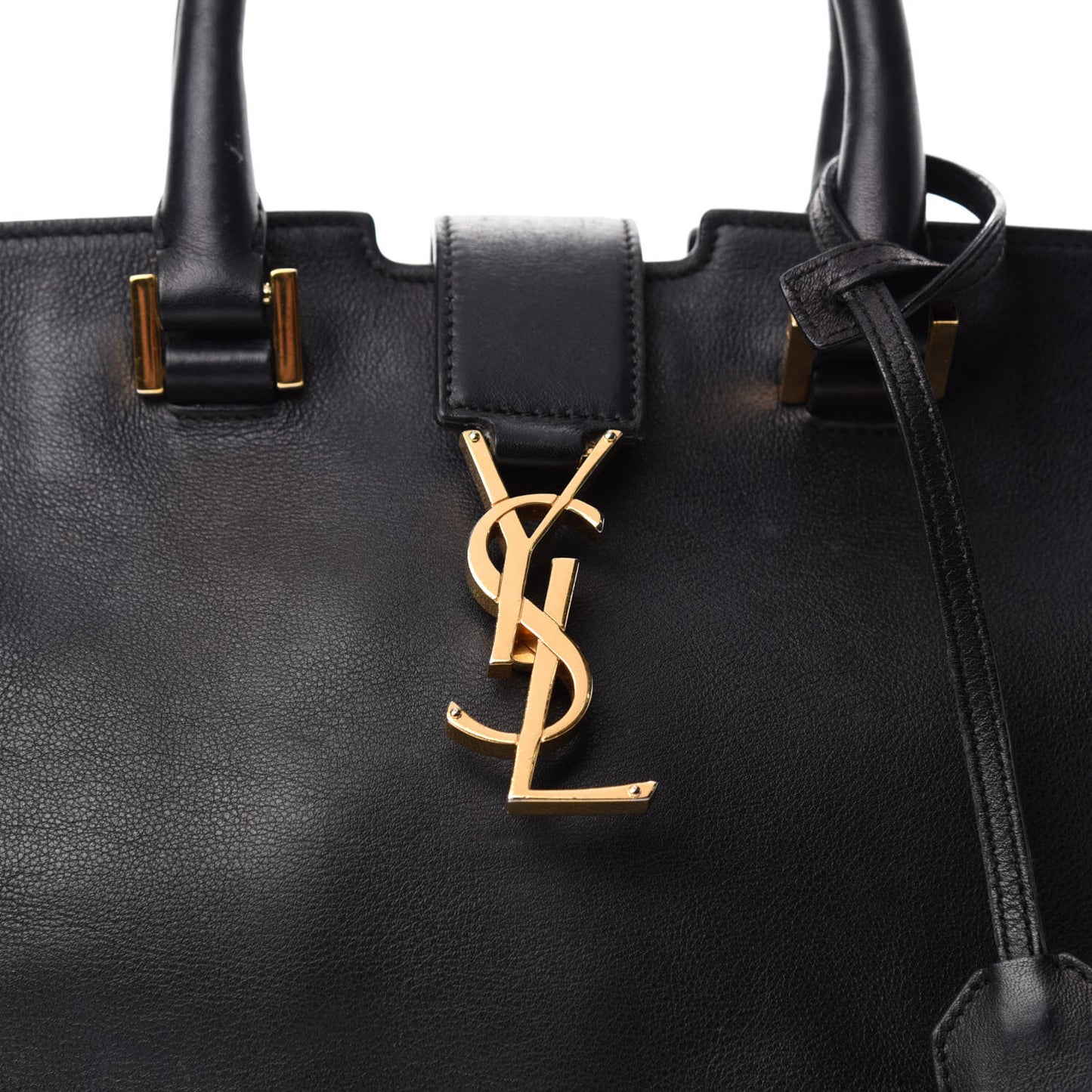 Smooth Calfskin Small Monogram Cabas Black
