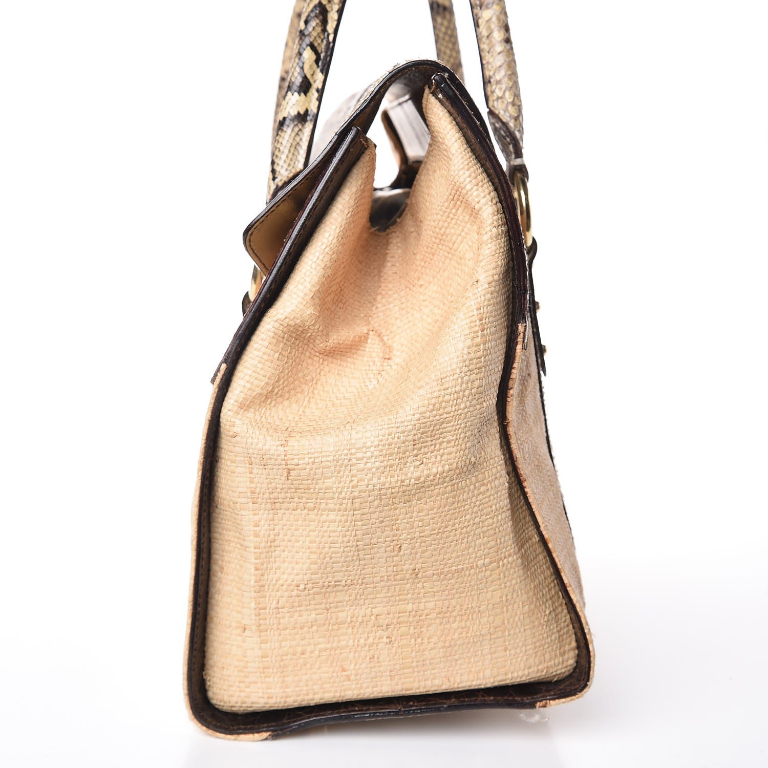 Dolce & Gabbana Raffia Python Tote 13 of 18