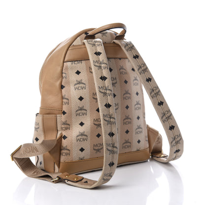 MCM Visetos Striped Studded Small Stark M Backpack Beige 2 of 10