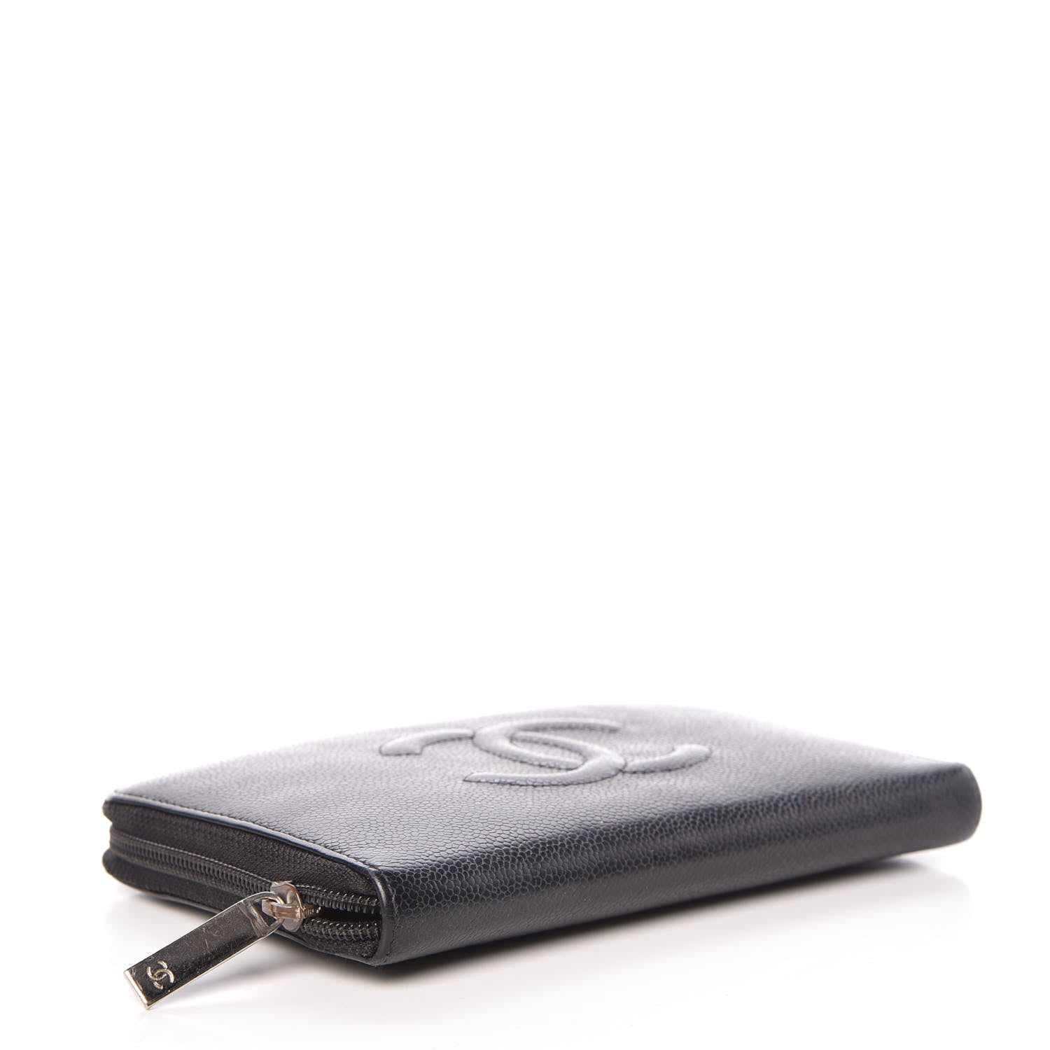Chanel Caviar Large Timeless CC Zip Around Wallet Black 4 of 9