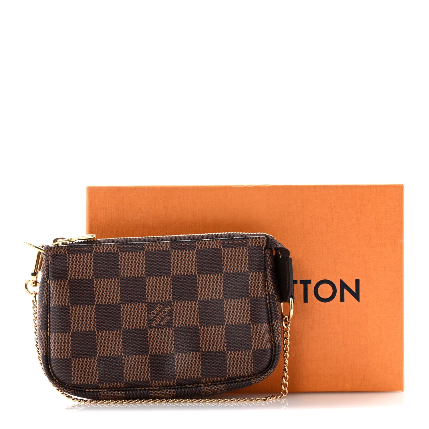 Louis Vuitton Damier Ebene Mini Pochette Accessories 9 of 9