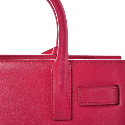 Saint Laurent Calfskin Nano Sac De Jour Lipstick Fuchsia 14 of 18