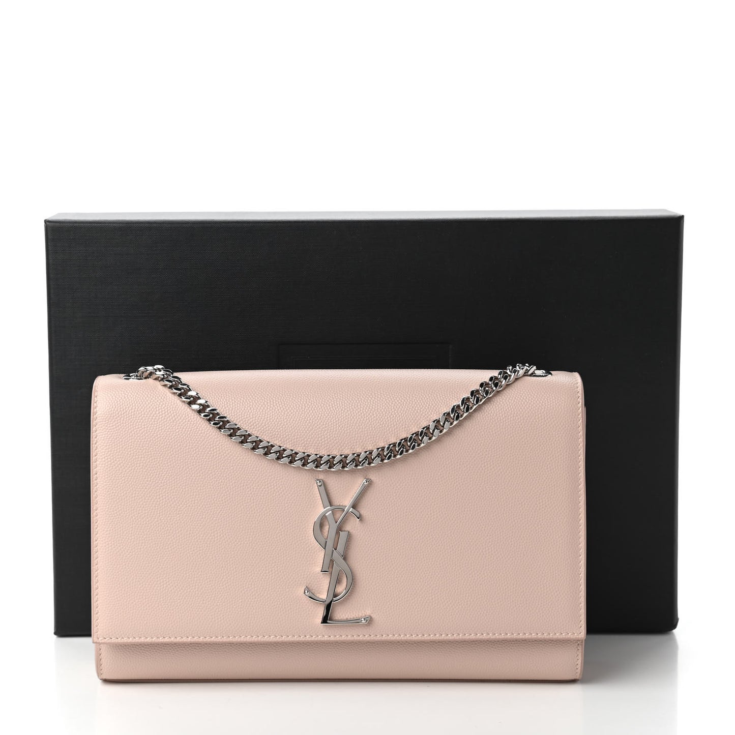 Grain De Poudre Medium Classic Monogram Kate Satchel Marble Pink