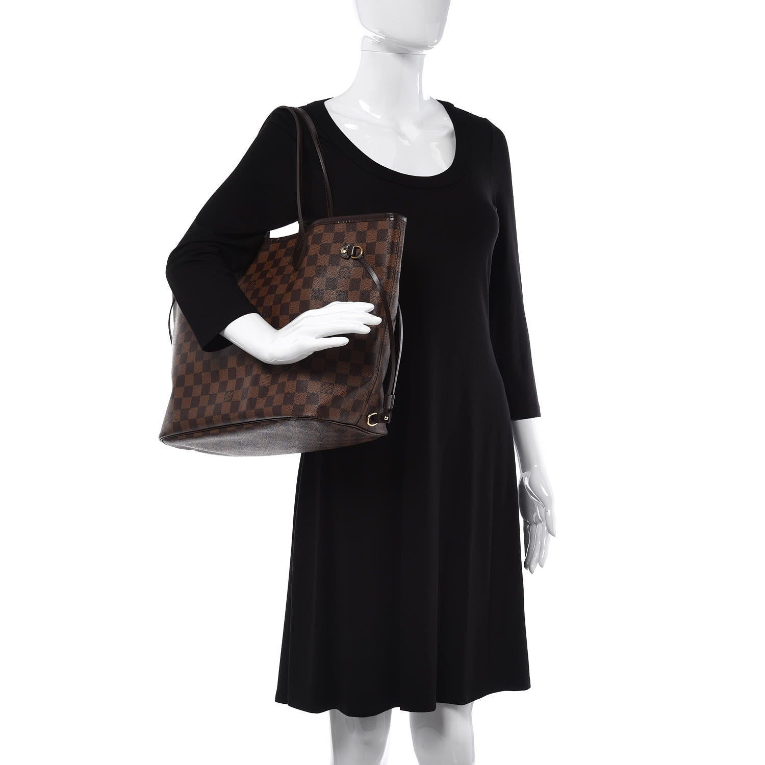 Louis Vuitton Damier Ebene Neo Neverfull MM 2 of 10