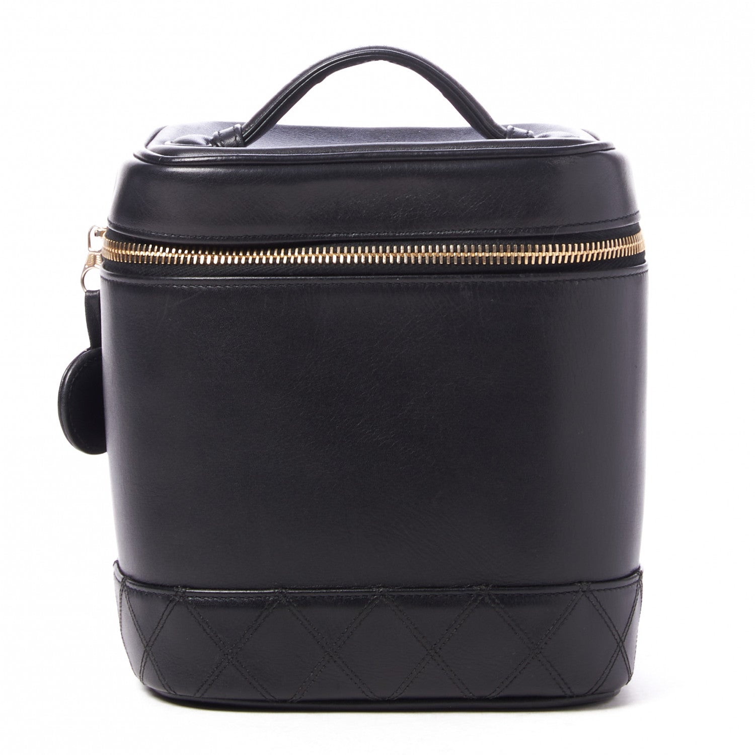 Chanel Lambskin Vanity Cosmetic Case Black 1 of 8