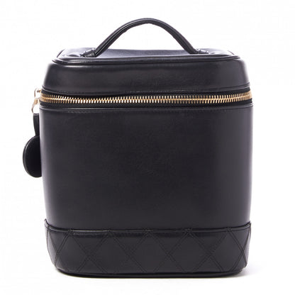 Chanel Lambskin Vanity Cosmetic Case Black 1 of 8