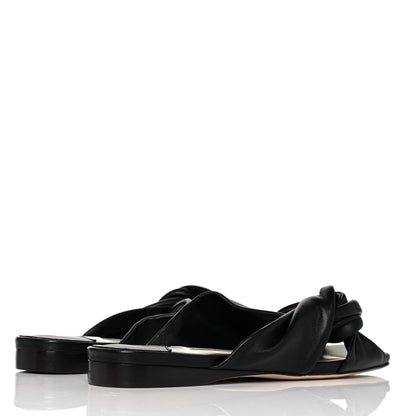 Jimmy Choo Nappa Narisa Flat Sandals 36 Black 4 of 8