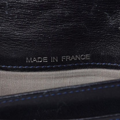 Chanel Patent Quilted Brilliant Yen Wallet Blue Fonce 7 of 15