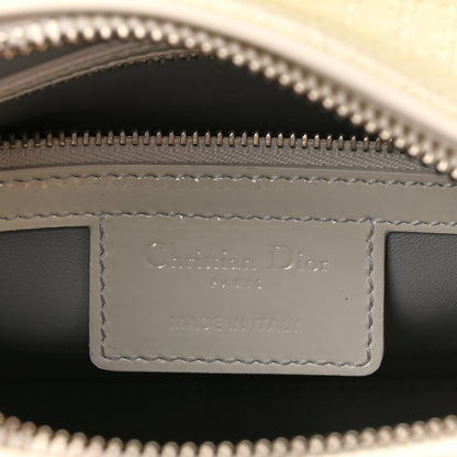 Christian Dior Patent Micro-Cannage Medium Lady Dior White 6 of 12