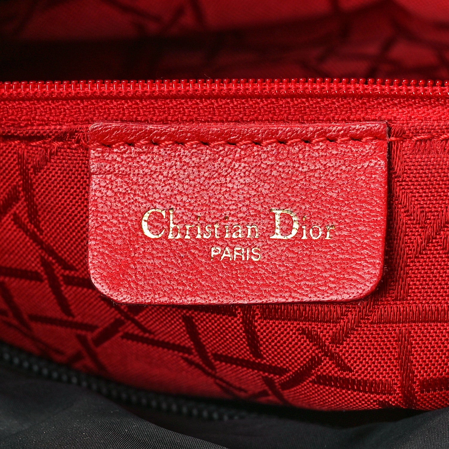 Christian Dior Nylon Cannage Medium Lady Dior Black 5 of 9