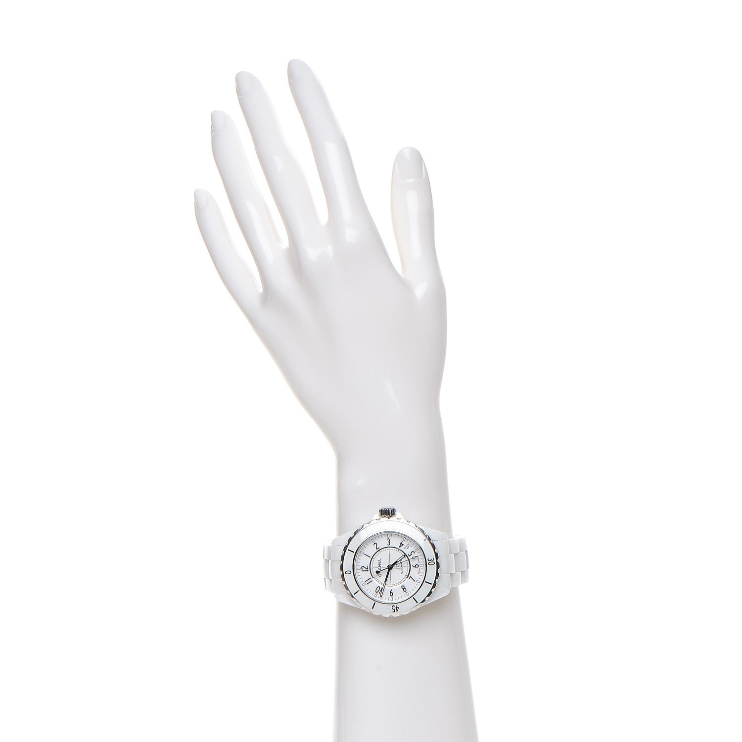 Chanel Stainless Steel Ceramic 38mm J12 Automatic Watch White 2 of 6