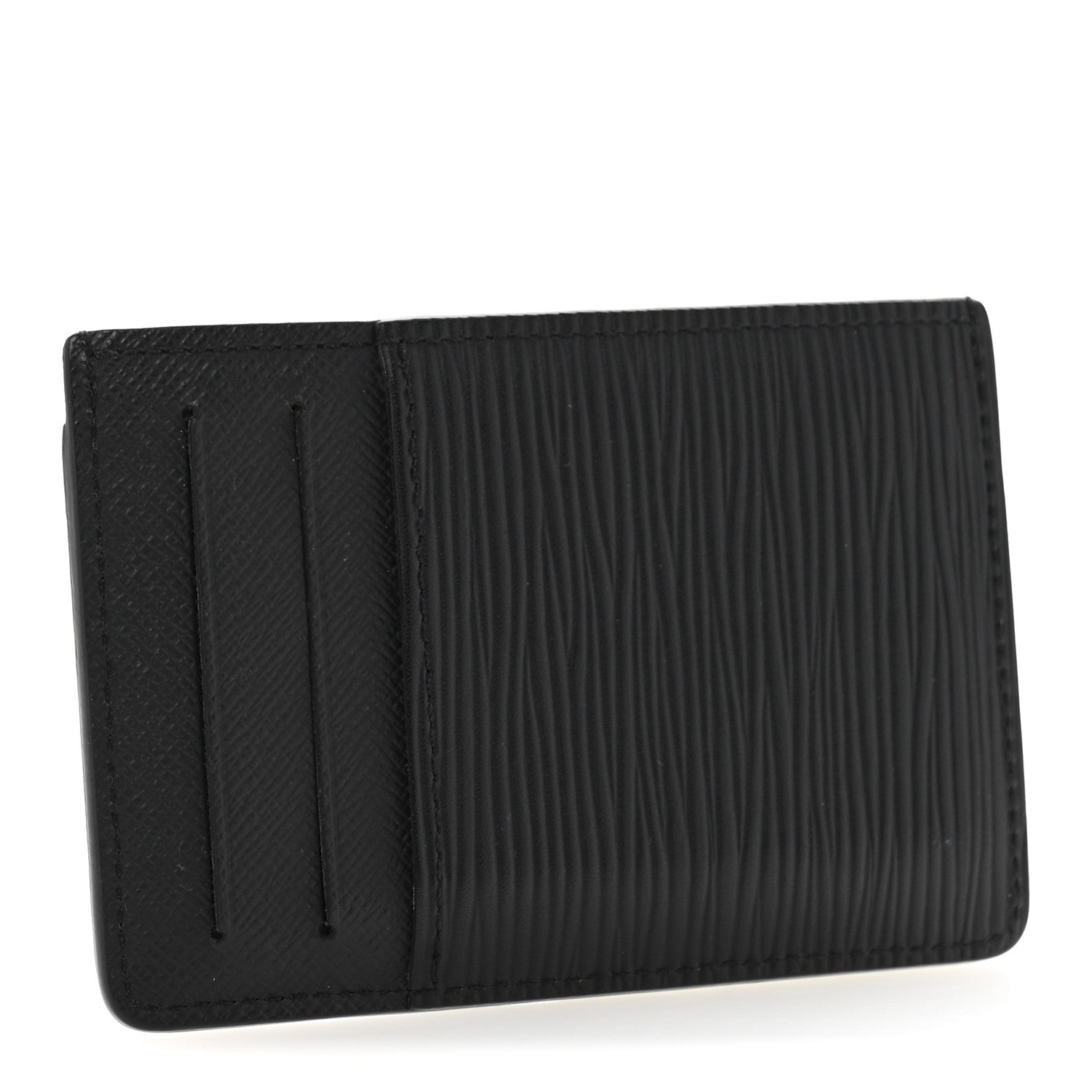 Louis Vuitton Epi Neo Porte-Cartes Card Holder Black 3 of 11