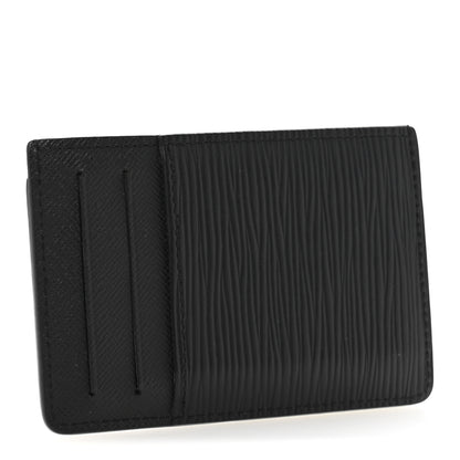 Louis Vuitton Epi Neo Porte-Cartes Card Holder Black 3 of 11